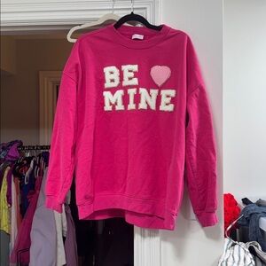 Pink Lily Size Large Sweatshirt